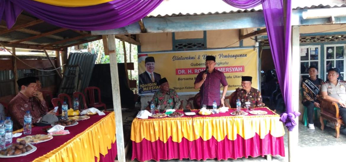 Silaturahmi dialog pembanginan di Desa Penyangkak Bengkulu Utara
