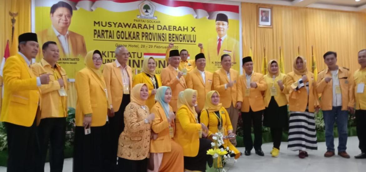 Musda X Partai Golkar Provinsi Bengkulu Resmi Dibuka