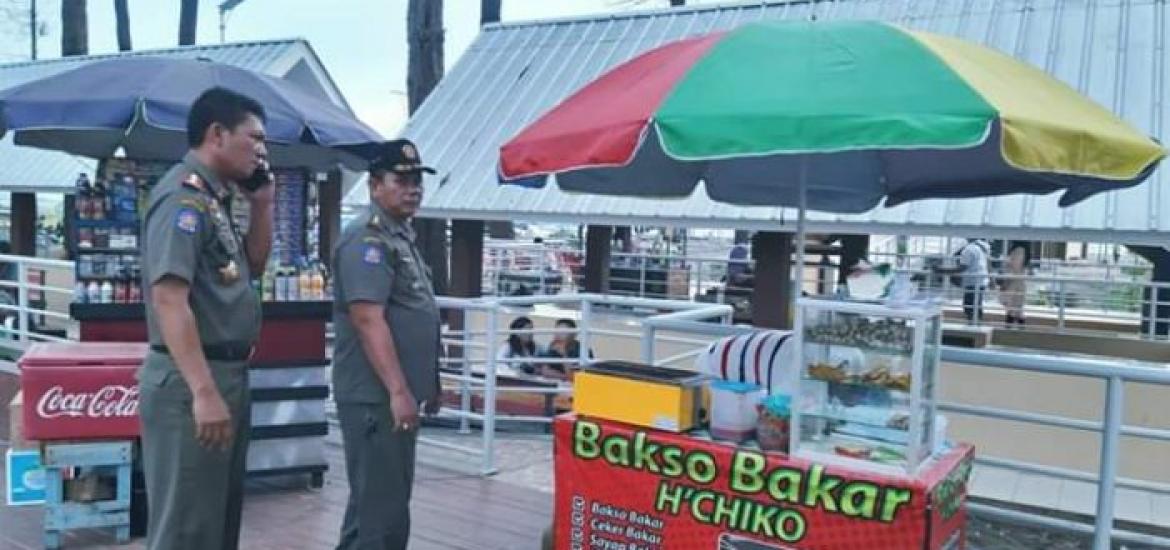 Satpol PP  Sidak Lokasi Terkait Keluhan Pengunjung Diusir Pedagang Pasir Putih