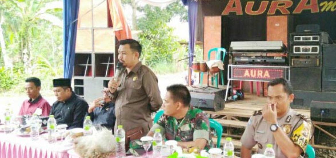 Anggota Dewan BU Noprizal Tampung Aspirasi Warga Tanjung Raman