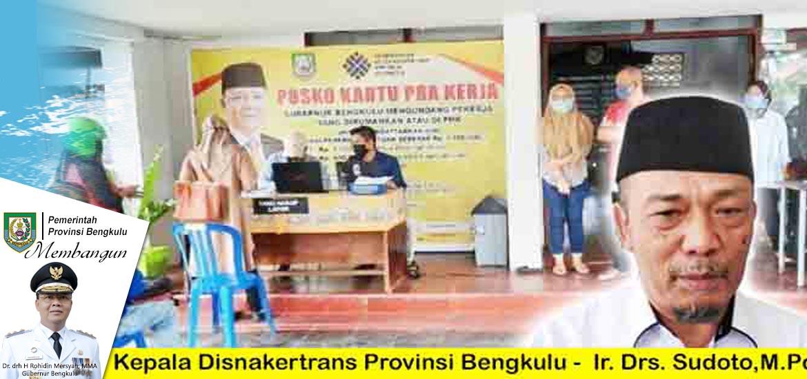 Pendaftaran Kartu Pra Kerja Disnakertrans Provinsi Bengkulu