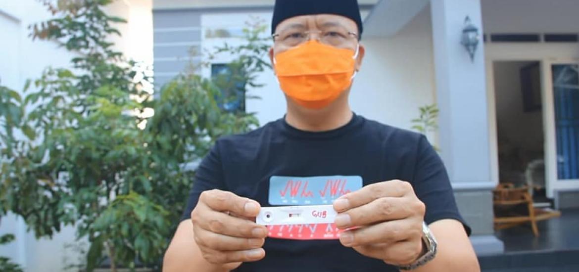 Gubernur Rohidin jalani Rapid Test