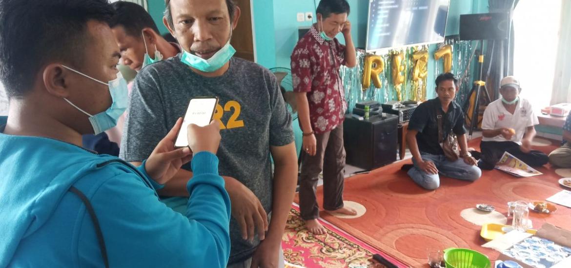 Salah satu warga Lubuk Lintang Seluma