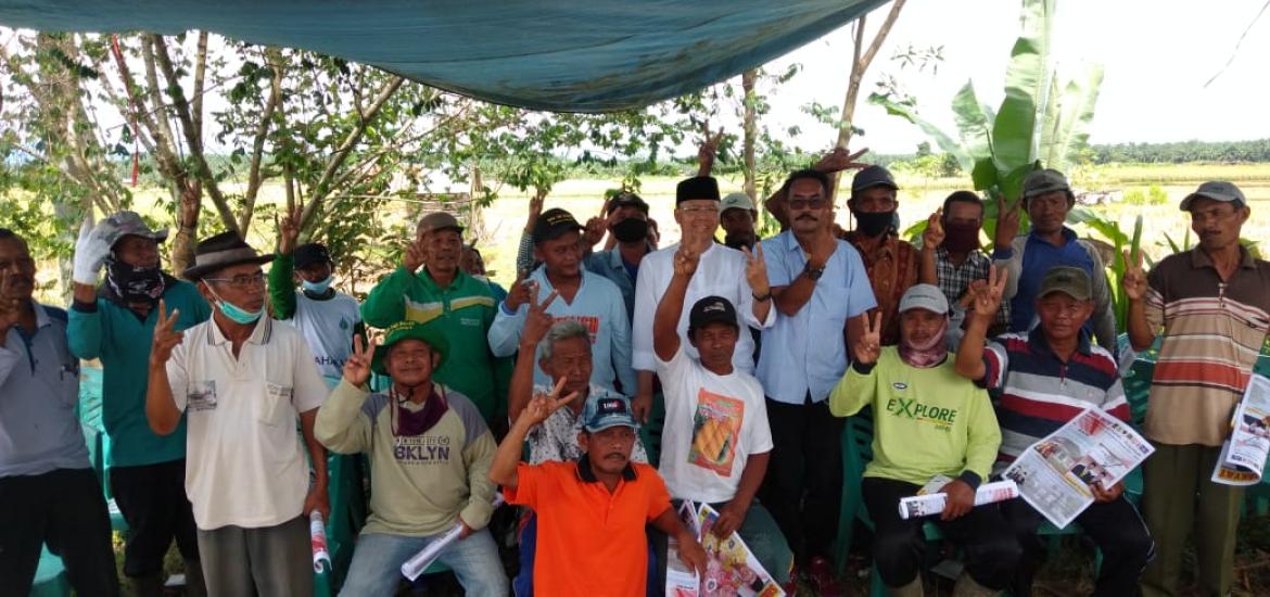 Rohidin silaturahmi ke Desa Sumber Makmur Mukomuko