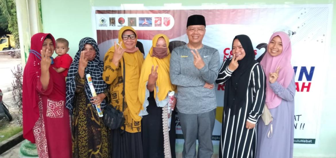 Rohidin di Desa Retak Mudik Kecamatan Sungai Rumbai