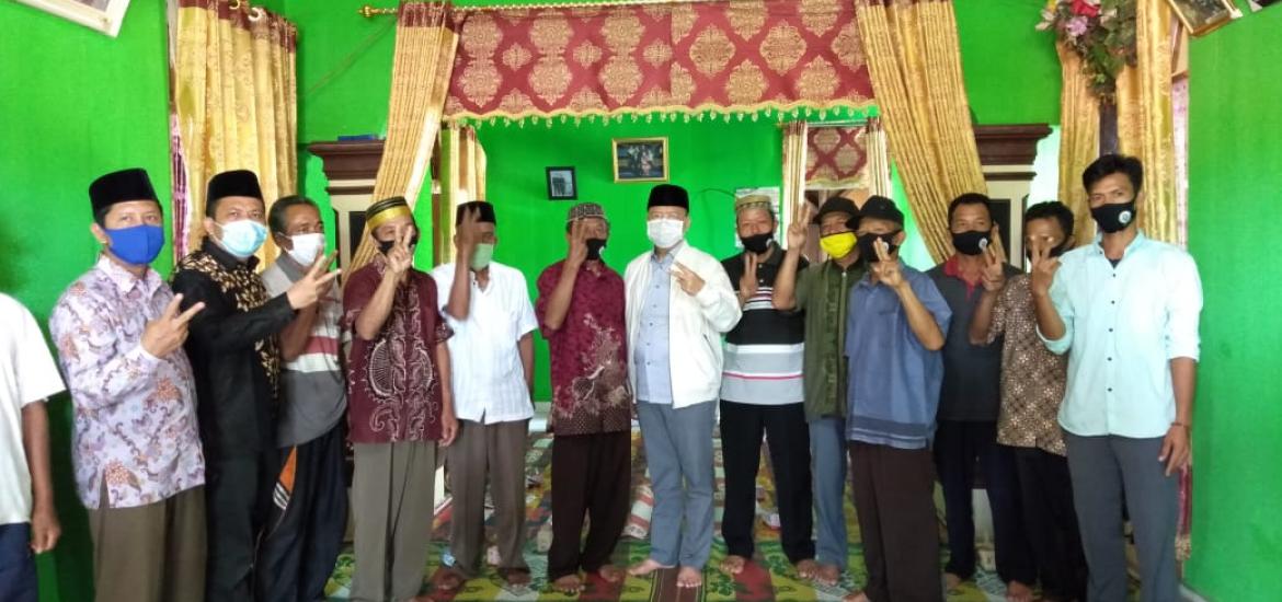 Rihidin silaturahmi ke Desa Talang Baru Mukomuko