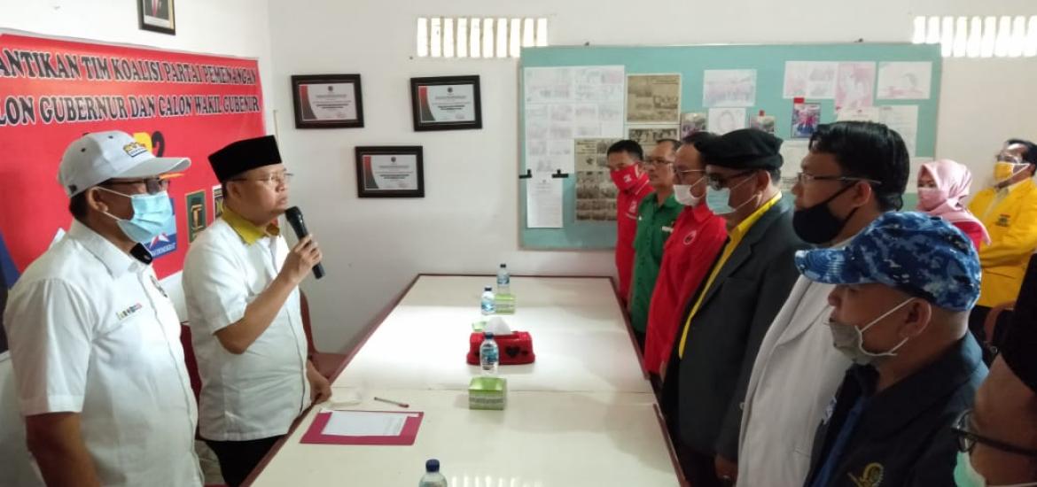 Pengukuhan tim koalisi partai pemenangan Bengkulu Selatan