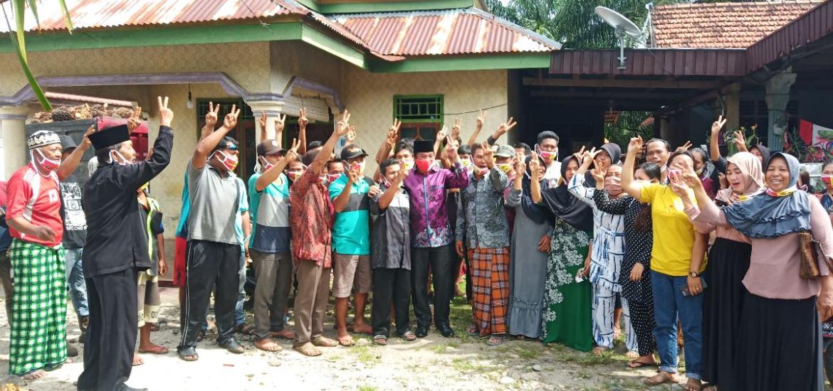 Silaturahmi di Desa Talang Arah Kecamatan Putri Hijau