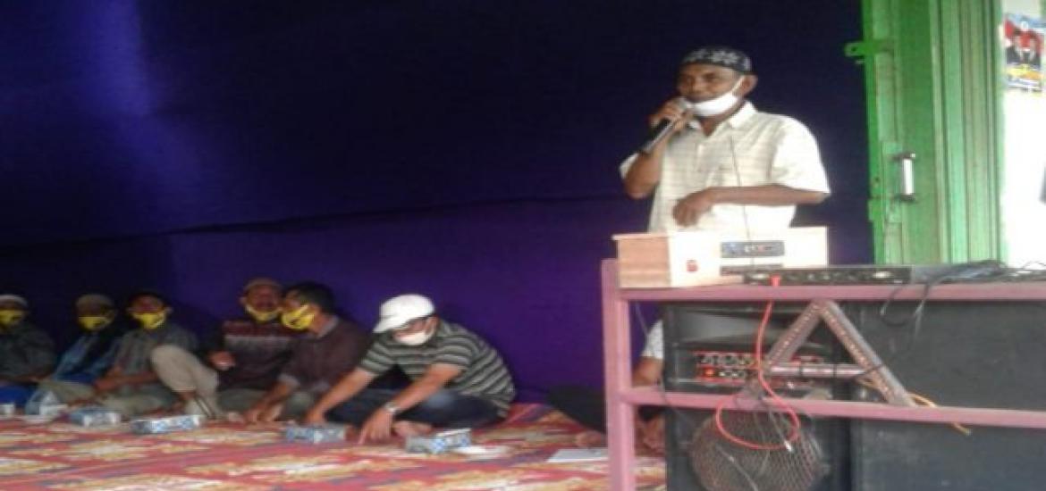 Salah satu warga yang beralih dukungan ke Choirul Huda-Rahmadi