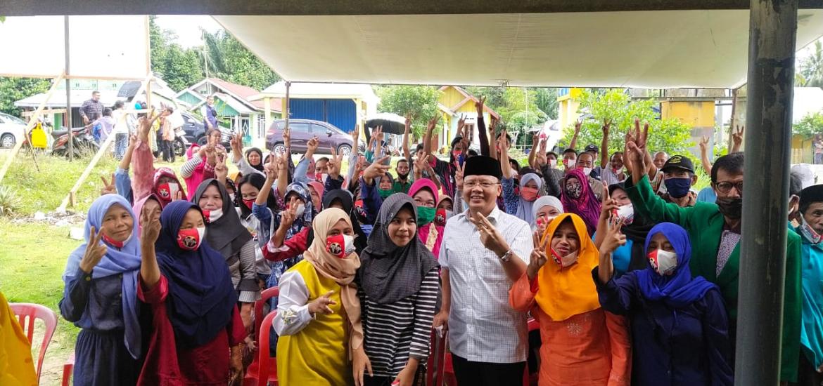 Rohidin silaturahmi di Pondok Kelapa Bengkulu Tengah