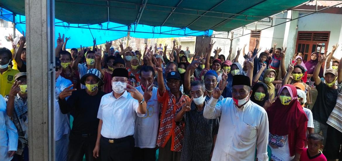 Rohidin bersama masyarakat Rindu Hati Bengkulu Tengah