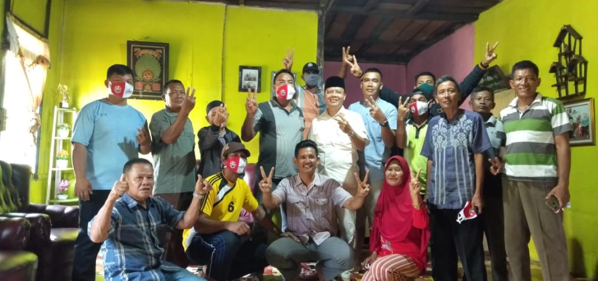 Rohidin silaturahmi dengan masyarakat Ipuh Kabupaten Mukomuko