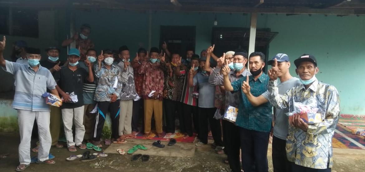 Choirul Huda silaturahmi bersama masyarakat Desa Tanjung Jaya Kecamatan Ipuh