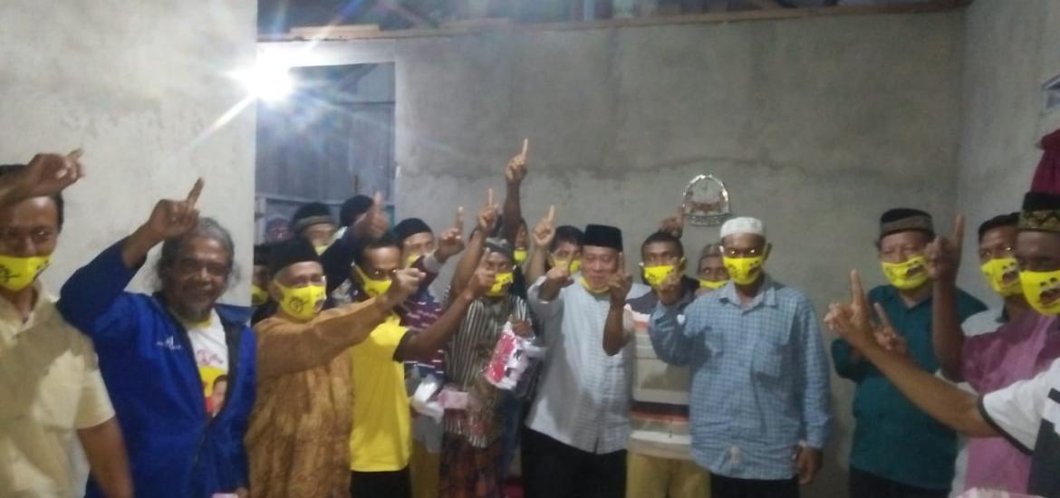 Choirul Huda silaturahmi bersama masyarakat Desa Tirta Kencana Kecamatan Ipuh Mukomuko