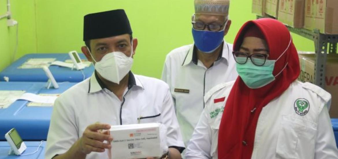 Kota Bengkulu Terima 9040 Vaksin Sinovac
