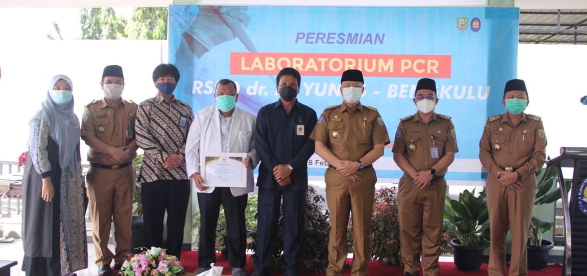 Peresmian Lab PCR RSUD M yunus Bengkulu