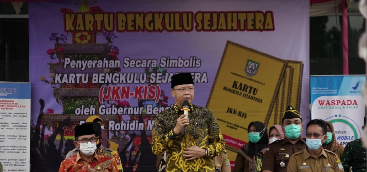 Gubernur Bengkulu Rohidin Mersyah