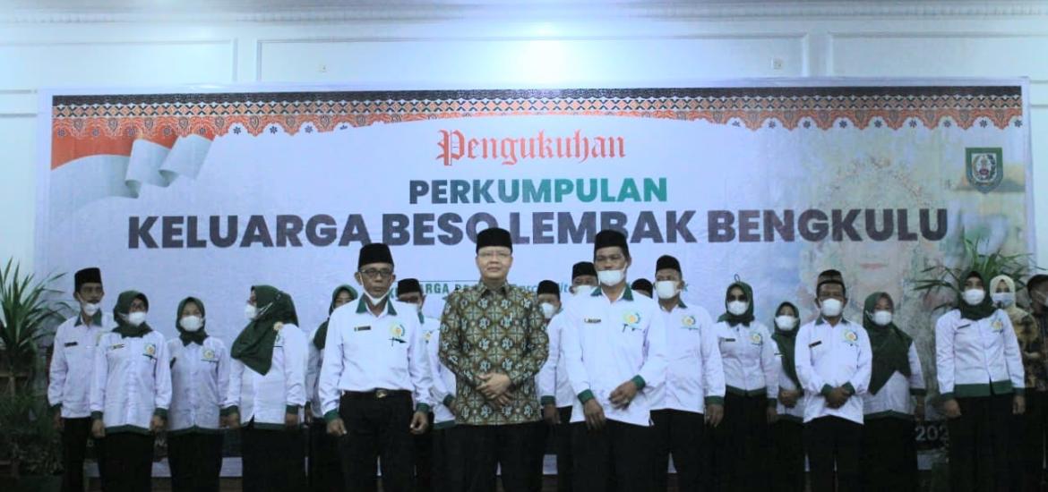 Pengukuhkan Pengurus Keluarga Beso Lembak Bengkulu