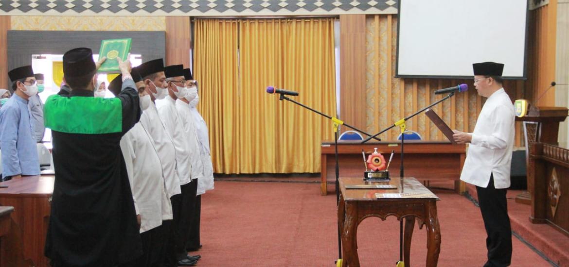 Lantik Baznas Provinsi Bengkulu, Gubernur Rohidin Minta untuk Tingkatkan Program