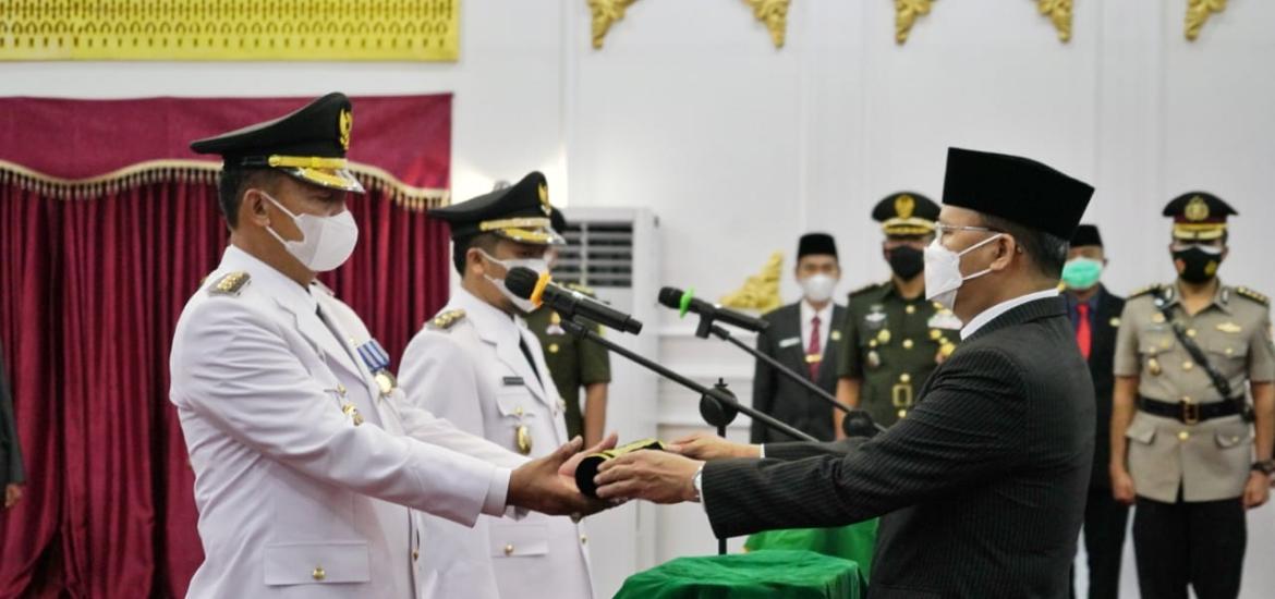 Pelantikan Bupati dan Wakil Bupati Kaur