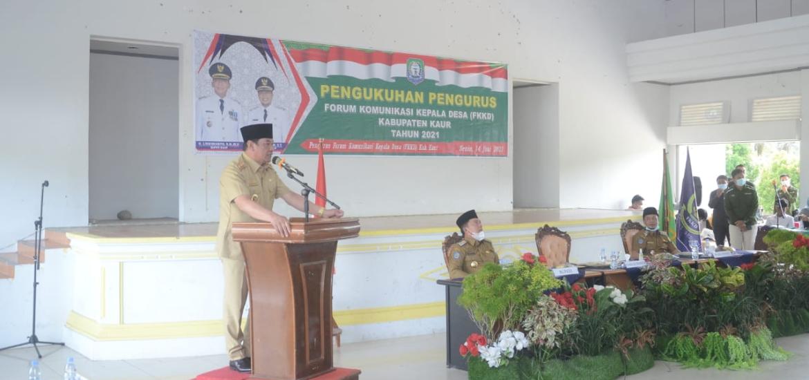 Wagub Rosjonsyah ajak seluruh Kepala Desa se-Kabupaten Kaur Membangun dari Pinggiran