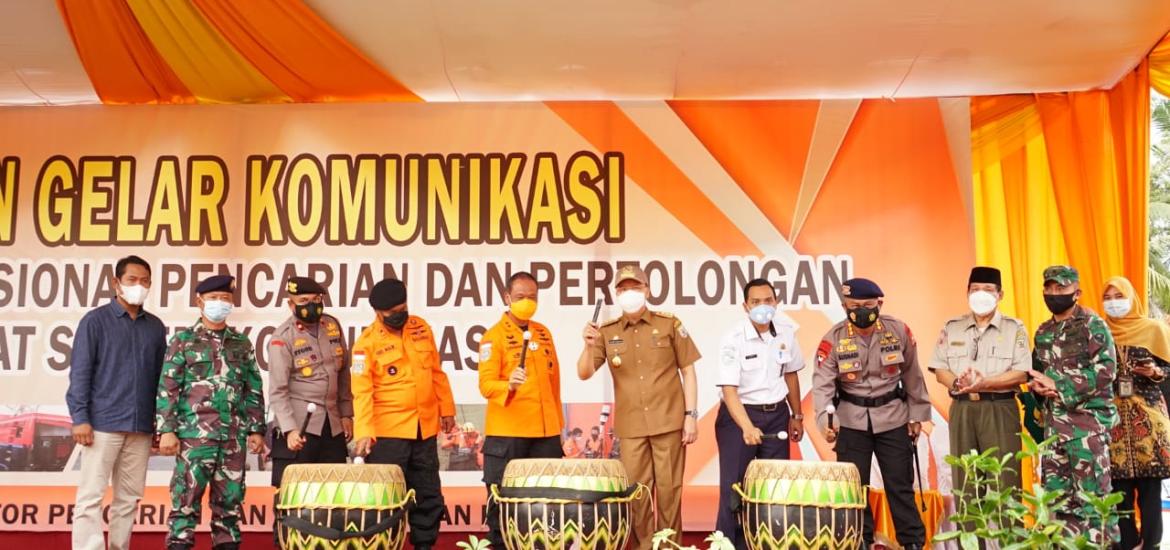 Latihan Gelar Komunikasi BASARNAS Se-Sumatera Tahun 2021