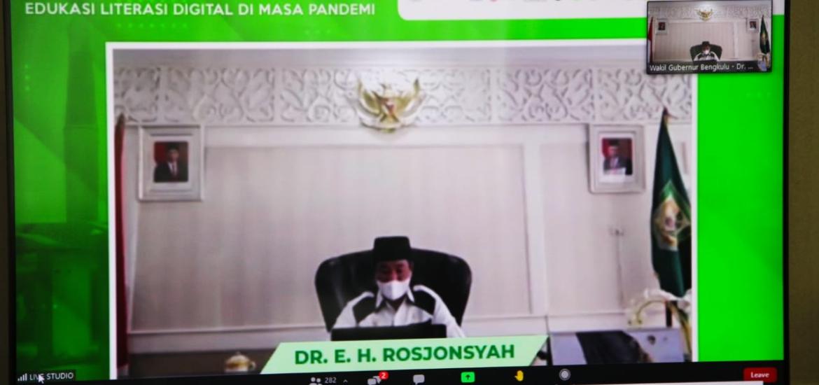 Pemprov Bengkulu Dukung Penuh Literasi Digital di Masa Pandemi