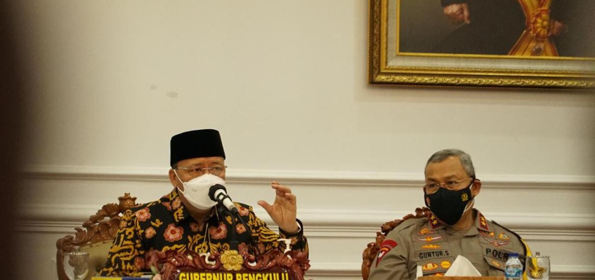 Gubernur Bengkulu Rohidin Mersyah