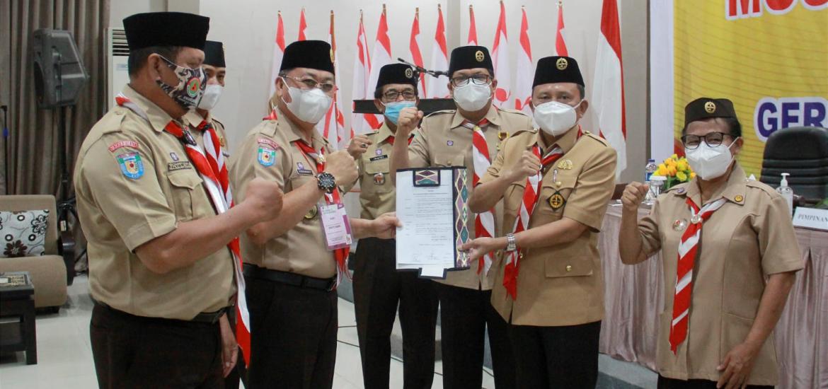 Sekda Prov. Hamka Sabri Siap Majukan Pramuka Bengkulu