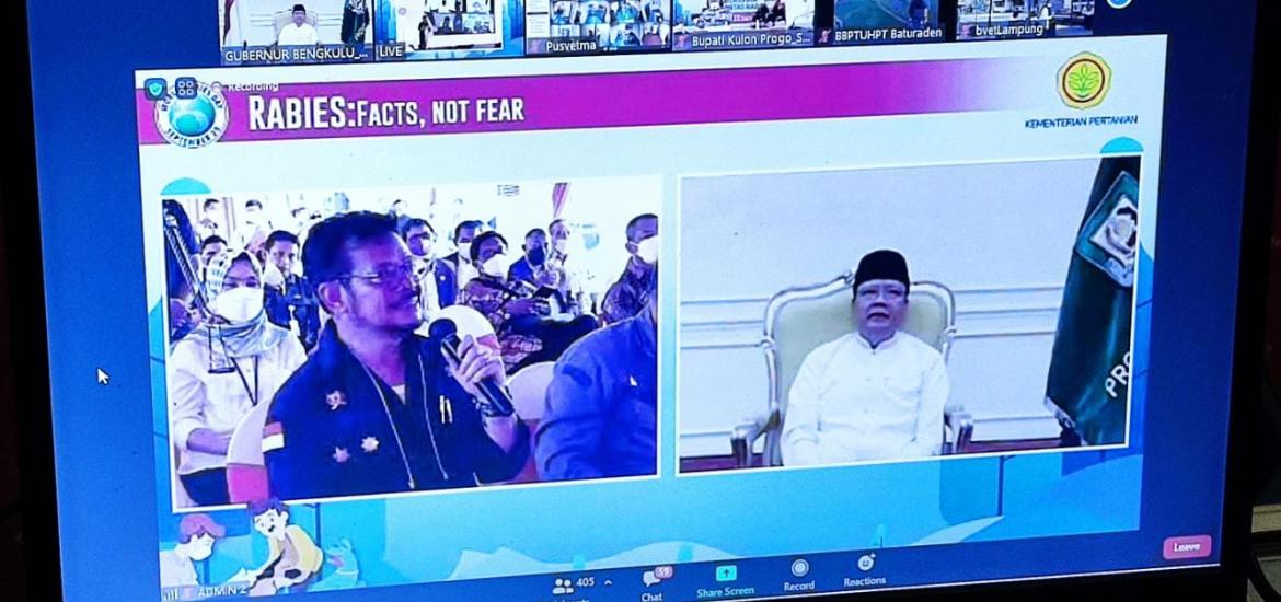 Menteri Pertanian Apresiasi Langkah Gubernur Bengkulu Tangani Penyebaran Rabies