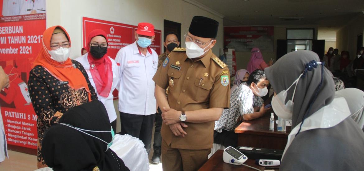 PMI Gelar Serbuan Vaksinasi COVID-19
