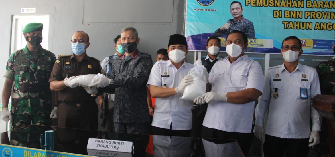 Pemprov Bengkulu Terus Gencarkan War On Drugs
