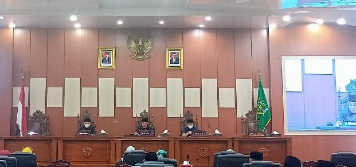 Rapat Paripurna DPRD Kota Bengkulu