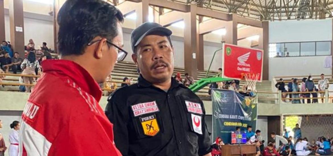 Anggota DPRD Provinsi Bengkulu Beri Semangat Kepada Atlet Karate