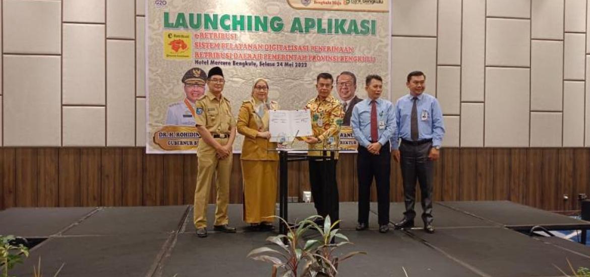 Pemprov Kerjasama Launching Aplikasi E-Retrtibusi
