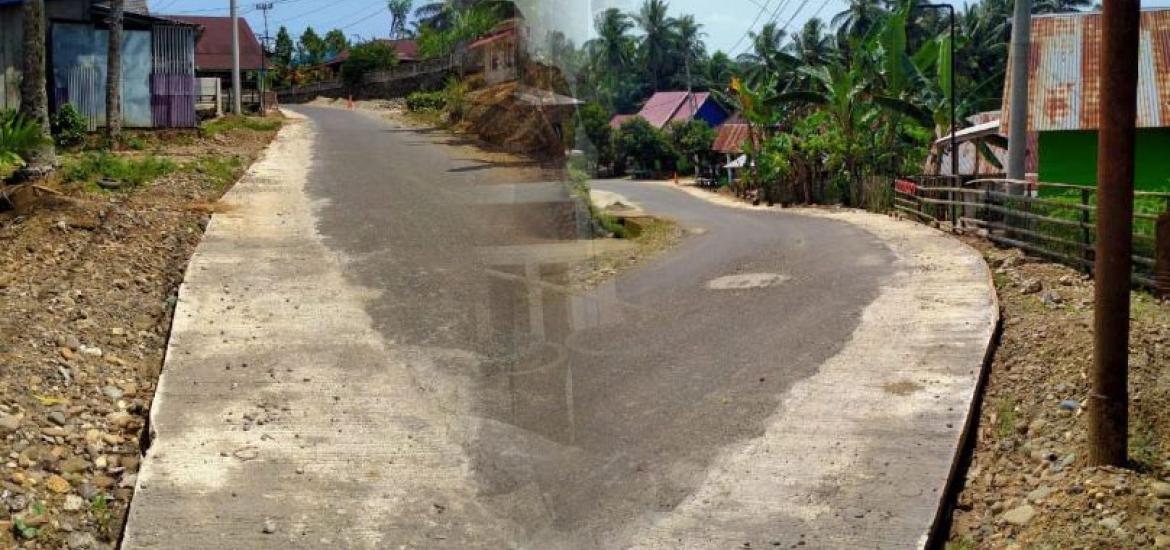 Realisasi DD Pondok Baru Dinikmati Masyarakat