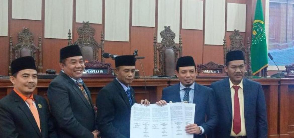 Paripurna Penandatanganan Nota Kesepakatan Terkait Perubahan APBD Kota Bengkulu 2022