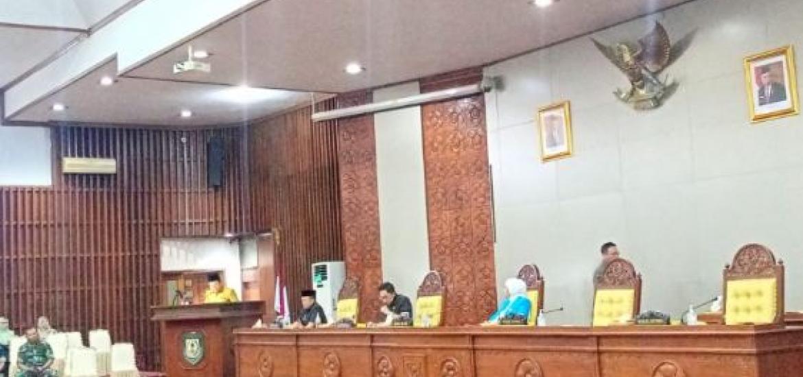 Paripurna Pandangan Umum Fraksi DPRD Provinsi Bengkulu Terkait APBD-P 2022