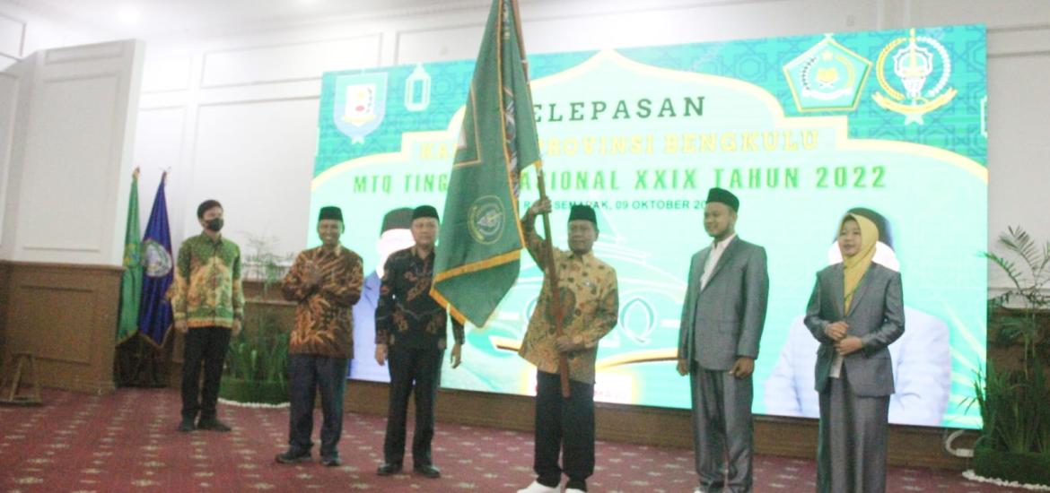 Pelepasan Kafilah MTQ Nasional XXIX Provinsi Bengkulu