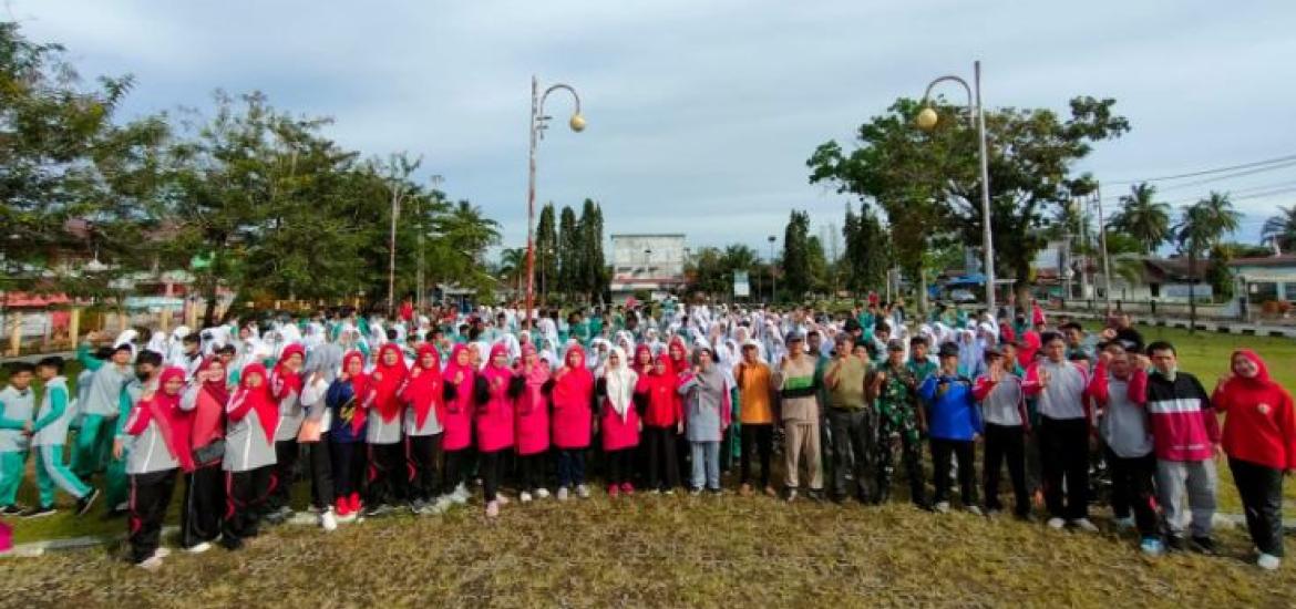 Dinkes Mukomuko Laksanakan Gerakan Nasional Aksi Bergizi di SMPN 1