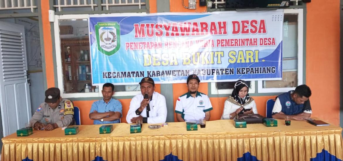 Desa Bukit Sari Gelar Musyawarah RKPDes Tahun 2023