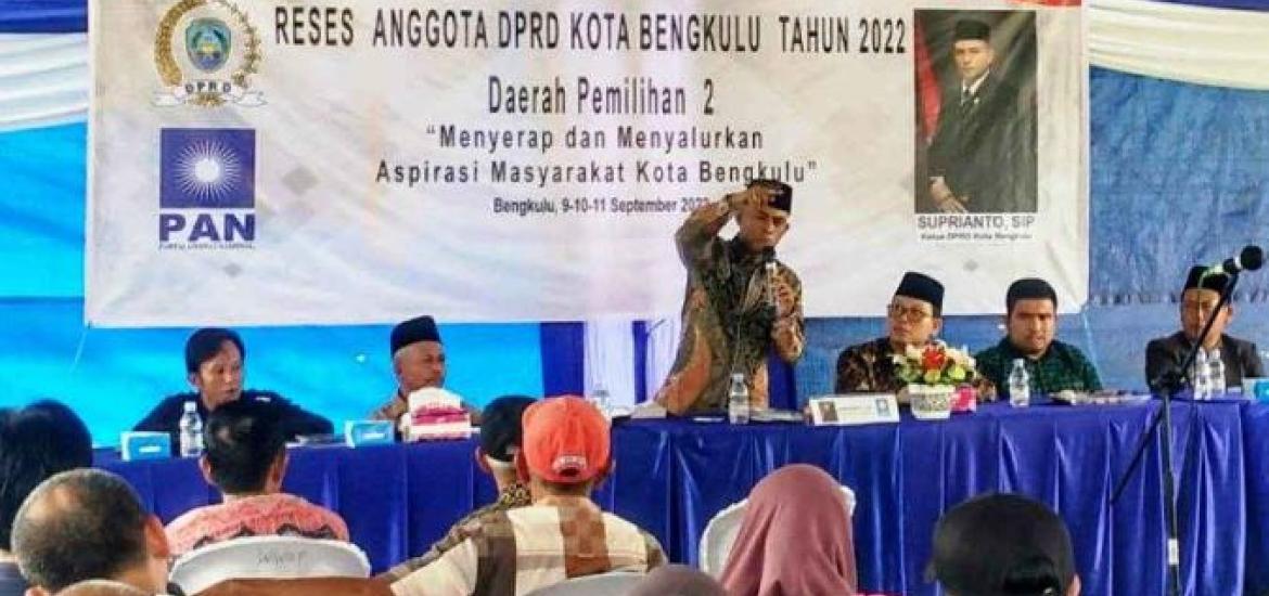 Ketua DPRD Kota Bengkulu Minta Dinsos Kembali Verifikasi Data Penerima BLT