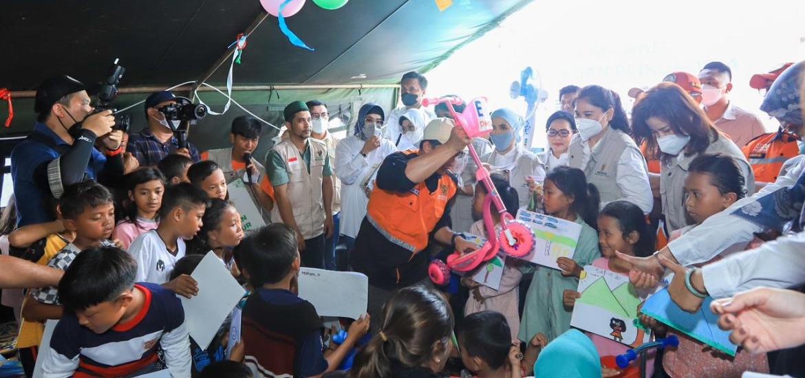 Kolaborasi Srikandi BRI dan BUMN, Bahu Membahu Percepat Pemulihan Korban Gempa Cianjur