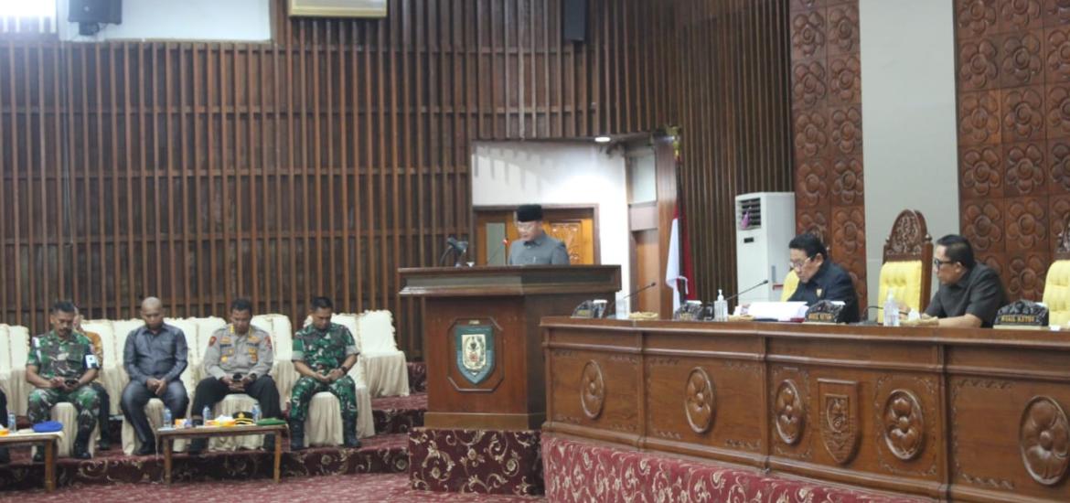 Gubernur Bengkulu Sampaikan Nota Penjelasan atas Dua Raperda