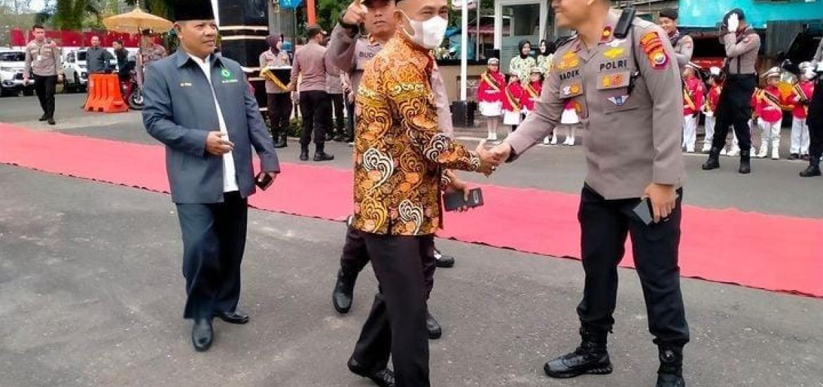 Ketua DPRD Kota Bengkulu Hadiri Kunker Kapolda ke Polresta Bengkulu