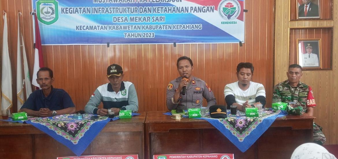 Musyawarah Desa Mekar Sari