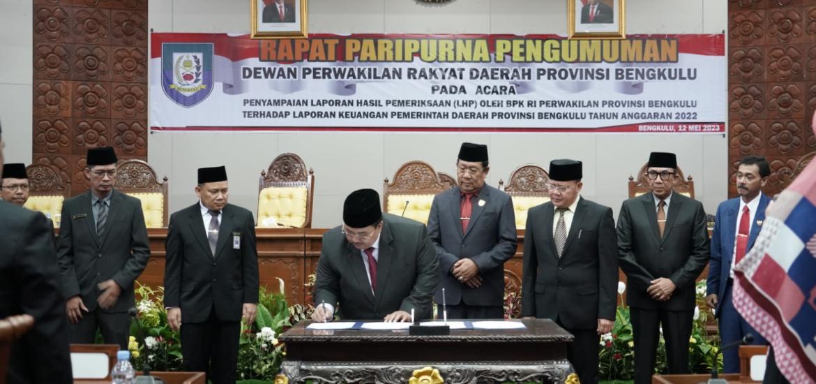 Rapat Paripurna DPRD Provinsi Bengkulu