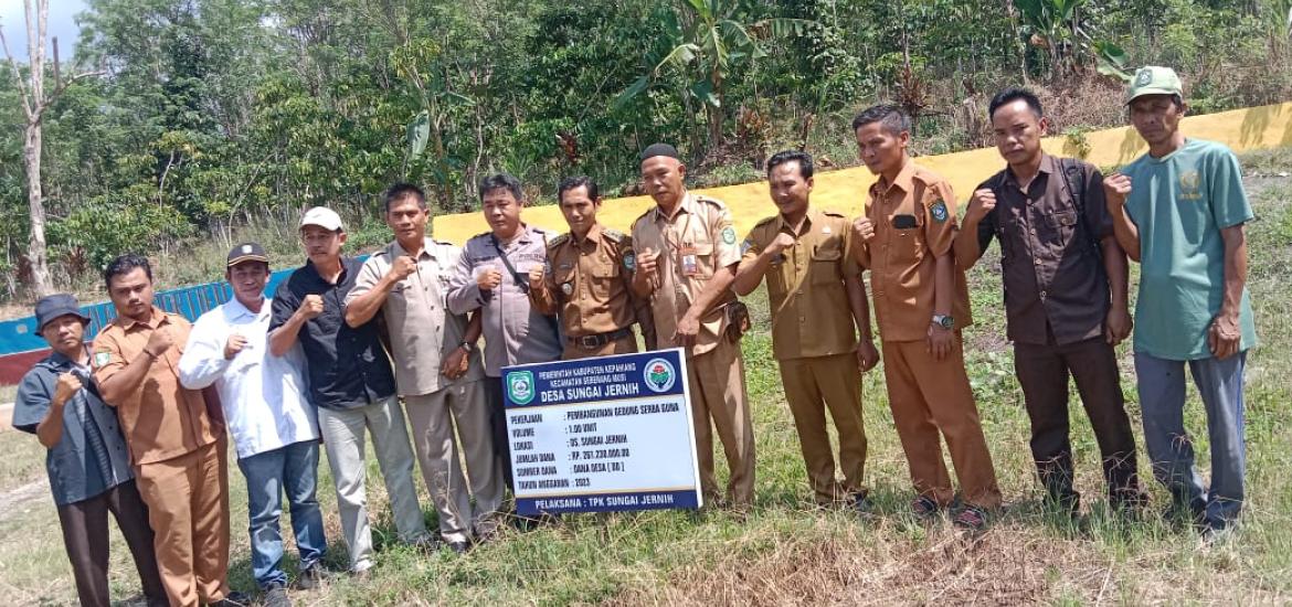 Desa Sungai Jernih Segera Miliki Gedung Serba Guna