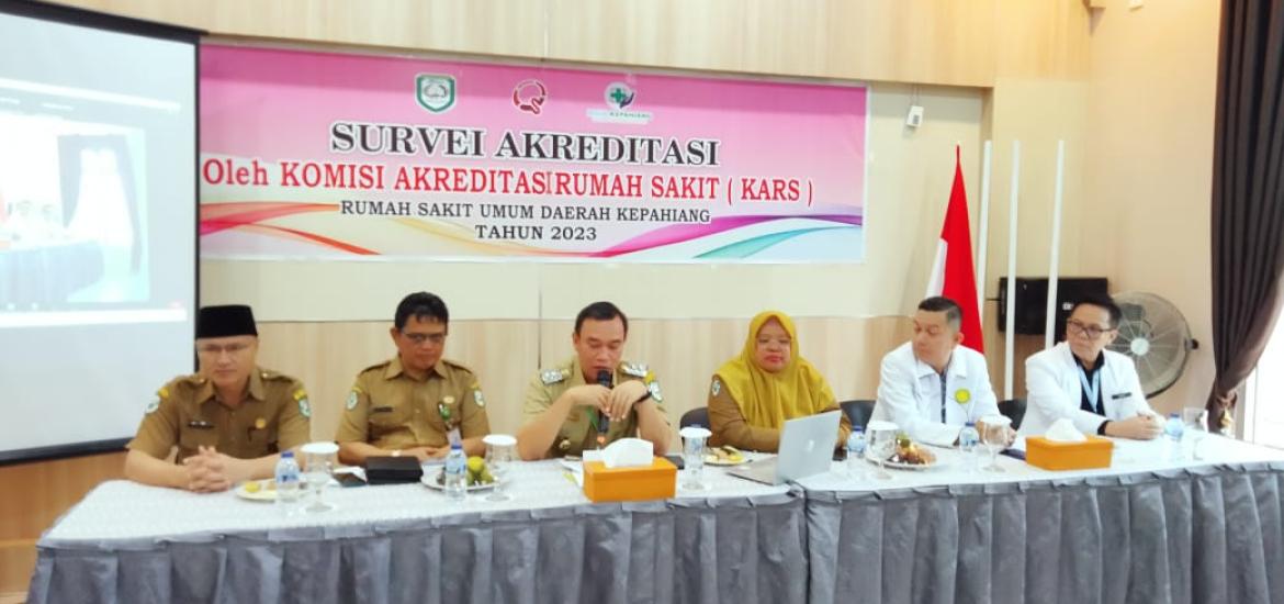 RSUD Kepahiang Jalani Survei Akreditasi oleh KARS