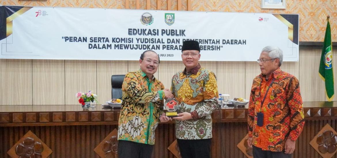 Pemprov Bengkulu Bersama Komisi Yudisial Siap Ciptakan Peradilan Bersih Bagi Semua Masyarakat